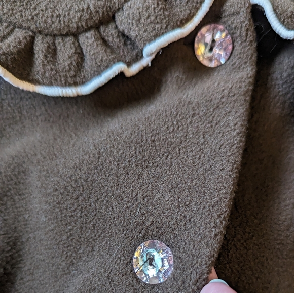 Bonnie Jean sz 2/2T vintage rose brown jacket & tam EUC - Picture 5 of 7